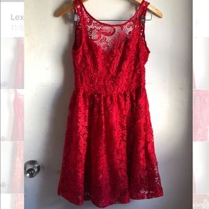 Francesca Red Lace dress ‼️
